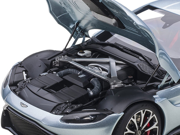 2019 Aston Martin Vantage RHD (Right Hand Drive) Magnetic Silver 1/18 Model Car by Autoart