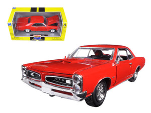1966 Pontiac GTO Red "Muscle Car Collection" 1/25 Diecast Model Car by New Ray