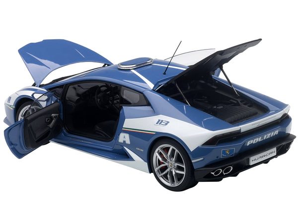 Lamborghini Huracan LP610 Police Car 1/18 Model Car by Autoart