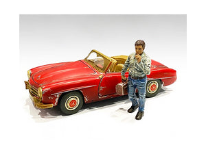 Auto Mechanic Chain Smoker Larry Figurine for 1/18 Scale Models by American Diorama