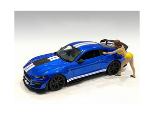 Stephanie Bikini Car Wash Girl Figurine for 1/18 Scale Models by American Diorama