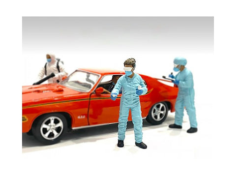 Hazmat Crew Figurine II for 1/18 Scale Models by American Diorama