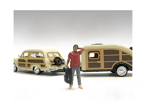"Campers" Figure 4 for 1/18 Scale Models by American Diorama