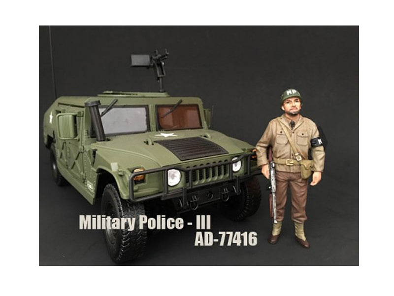 WWII Military Police Figure III For 1:18 Scale Models by American Diorama