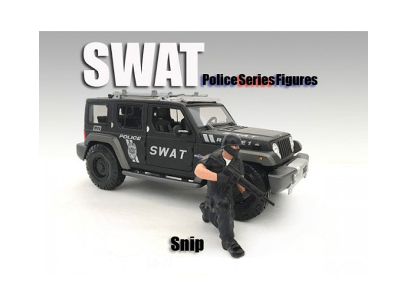 SWAT Team Snip Figure For 1:24 Scale Models by American Diorama