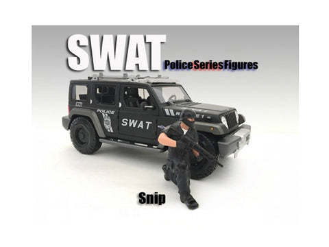 SWAT Team Snip Figure For 1:24 Scale Models by American Diorama