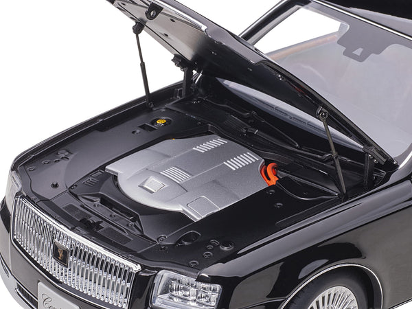 Toyota Century RHD (Right Hand Drive) Black 1/18 Model Car by Autoart