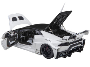 Lamborghini Huracan GT "LB-Silhouette Works" White with Black 1/18 Model Car by Autoart