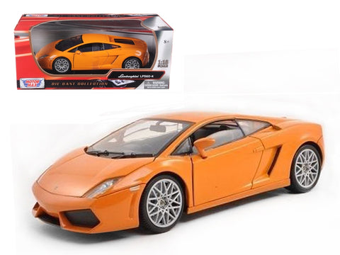 Lamborghini LP 560-4 Orange 1/18 Diecast Car Model by Motormax