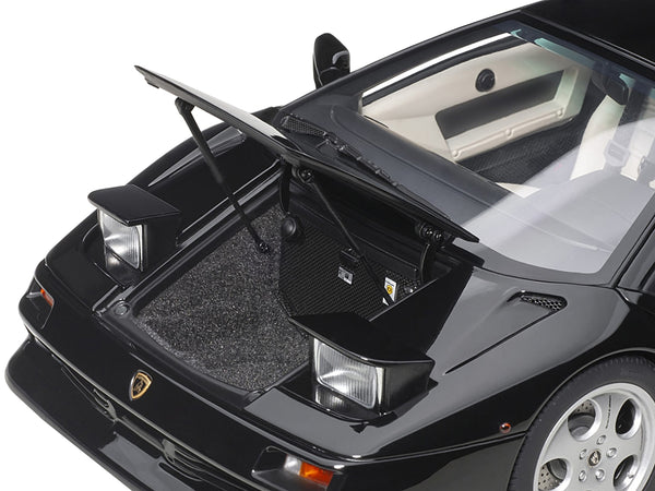 Lamborghini Diablo SE30 Deep Black Metallic 1/18 Model Car by Autoart