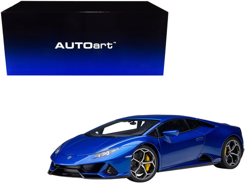 Lamborghini Huracan EVO Blu Nethuns Blue 1/18 Model Car by Autoart