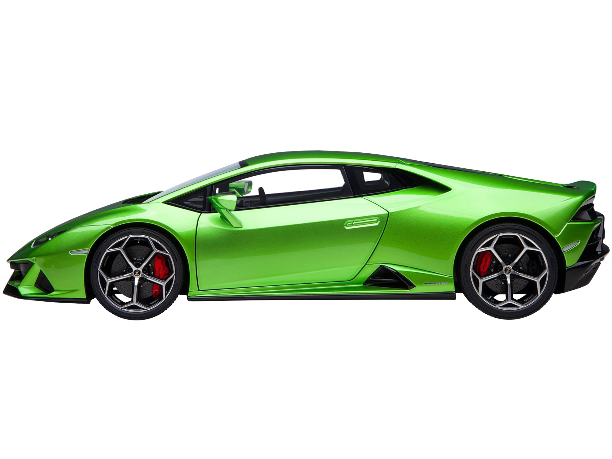 Lamborghini Huracan EVO Verde Selvans Green Metallic 1/18 Model Car by Autoart