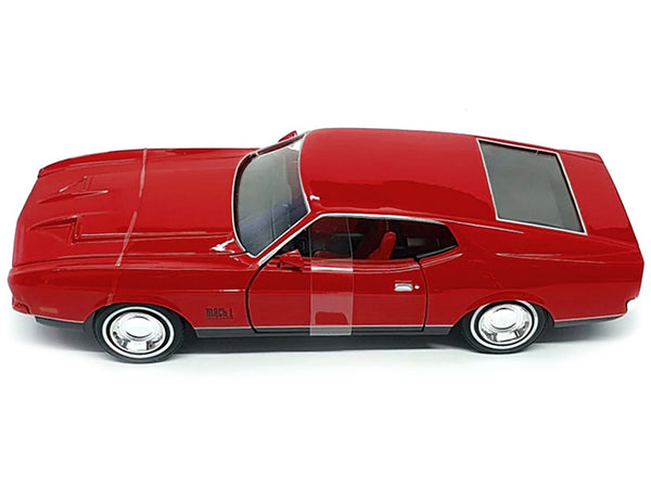 1971 Ford Mustang Mach 1 Red James Bond 007 "Diamonds are Forever" (1971) Movie "James Bond Collection" Series 1/24 Diecast Model Car by Motormax