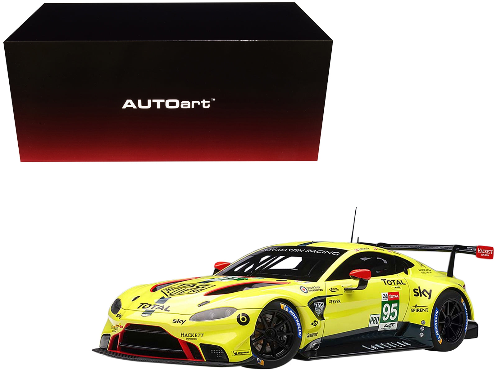 2018 Aston Martin Vantage GTE #95 Sorensen - Thiim - Turner Le Mans PRO 1/18 Model Car by Autoart