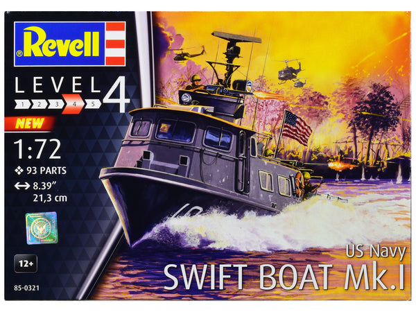 Level 4 Model Kit US Navy Swift Boat Mk.I 1/72 Scale Model by Revell