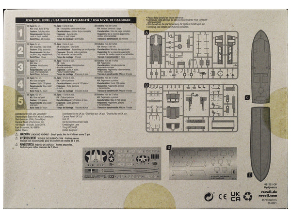 Level 4 Model Kit US Navy Swift Boat Mk.I 1/72 Scale Model by Revell