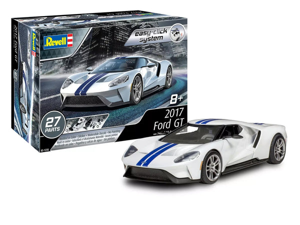 Level 2 Easy-Click Model Kit 2017 Ford GT 1/24 Scale Model by Revell