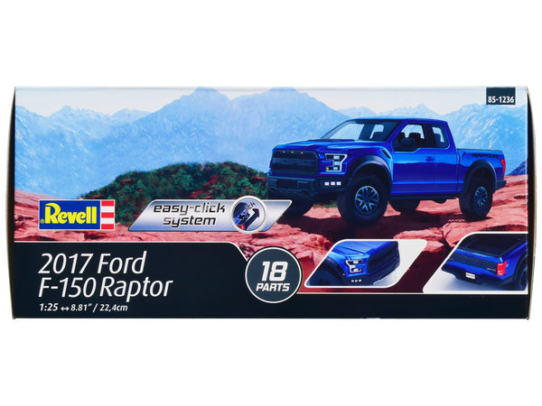 Level 2 Easy-Click Model Kit 2017 Ford F-150 Raptor Pickup Truck 1/25 Scale Model by Revell