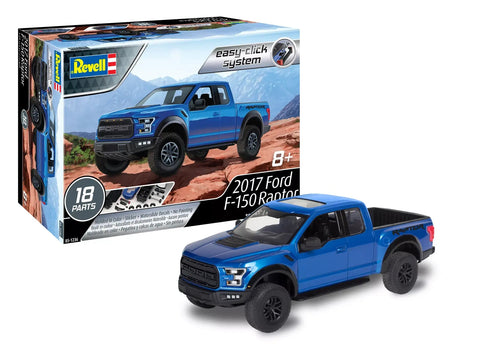 Level 2 Easy-Click Model Kit 2017 Ford F-150 Raptor Pickup Truck 1/25 Scale Model by Revell