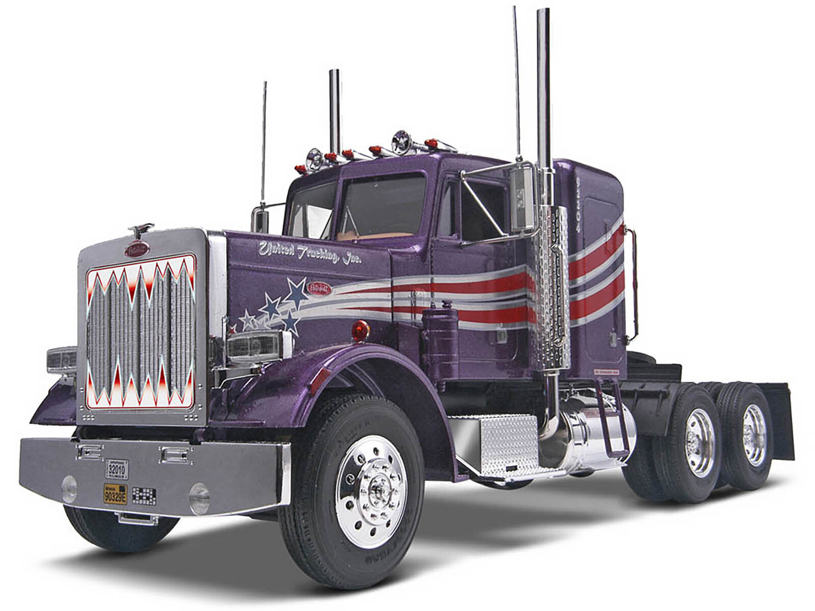 Level 4 Model Kit Peterbilt 359 Conventional Truck Tractor (without Trailer) "Historic Series" 1/25 Scale Model by Revell