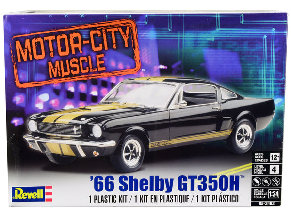 Level 4 Model Kit Shelby Mustang GT350H "Motor-City Muscle" 1/24 Scale Model Car by Revell
