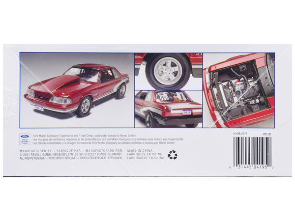 Level 5 Model Kit 1990 Ford Mustang LX 5.0 Drag Racer 1/25 Scale Model by Revell