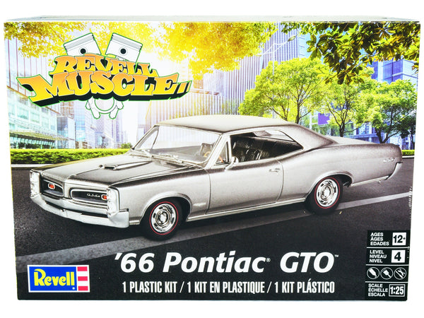 Level 4 Model Kit 1966 Pontiac GTO "Revell Muscle" Series 1/25 Scale Model Car by Revell