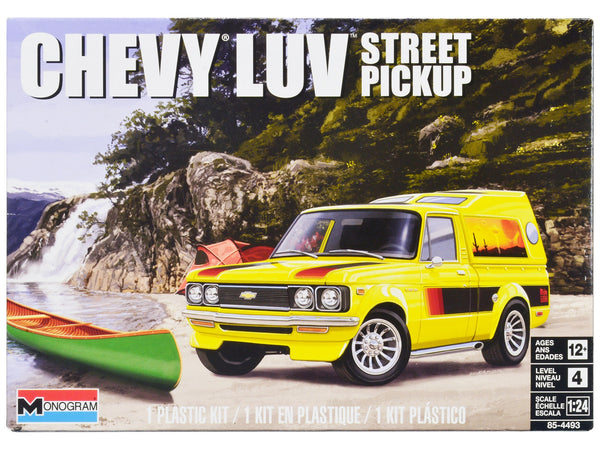 Level 4 Model Kit Chevrolet LUV Street Pickup Truck "Monogram" Series 1/24 Scale Model by Revell