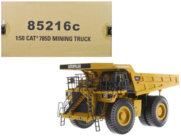 CAT Caterpillar 785D Mining Truck Yellow with Operator "Core Classics" Series 1/50 Diecast Model by Diecast Masters