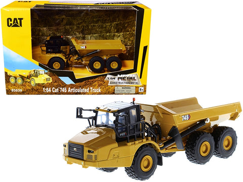 CAT Caterpillar 745 Articulated Truck "Play & Collect!" Series 1/64 Diecast Model by Diecast Masters