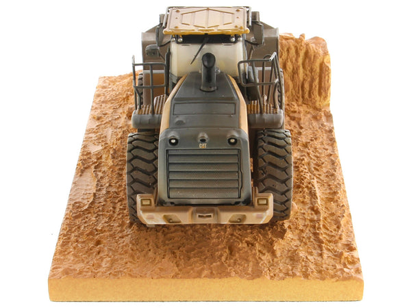 CAT Caterpillar 966M Wheel Loader with Operator (Dirty Version) "Weathered" Series 1/50 Diecast Model by Diecast Masters