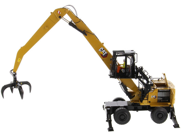 CAT Caterpillar MH3040 Wheel Material Handler with Operator "High Line Series" 1/50 Diecast Model by Diecast Masters