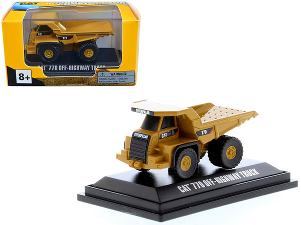 CAT Caterpillar 770 Off-Highway Truck Yellow "Micro-Constructor" Series Diecast Model by Diecast Masters