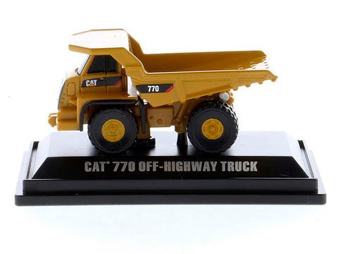 CAT Caterpillar 770 Off-Highway Truck Yellow "Micro-Constructor" Series Diecast Model by Diecast Masters