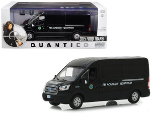 2015 Ford Transit Van Black "FBI Academy Quantico" "Quantico" (2015-2018) TV Series 1/43 Diecast Model Car by Greenlight