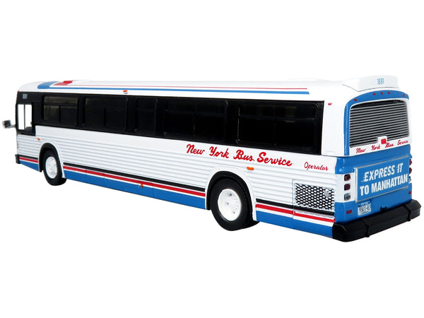 1989 MCI Classic Transit Bus New York Bus Service "Manhattan Express" "MTA New York City Bus" Series 1/87 Diecast Model by Iconic Replicas