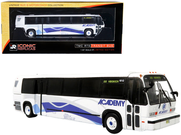 TMC RTS Transit Bus Academy Bus Lines "22 Hoboken" "Vintage Bus & Motorcoach Collection" 1/87 Diecast Model by Iconic Replicas