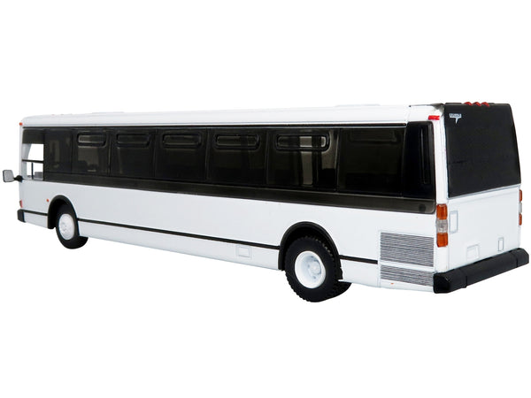 1980 Grumman 870 Advanced Design Transit Bus Plain White "Vintage Bus & Motorcoach Collection" 1/87 Diecast Model by Iconic Replicas