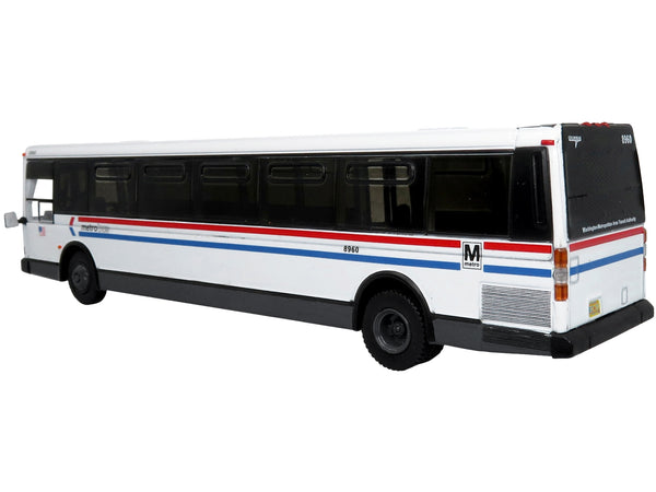 1980 Grumman 870 Advanced Design Transit Bus WMATA (Washington Metropolitan Area Transit Authority) Metro Bus "16S Pentagon" "Vintage Bus & Motorcoach Collection" 1/87 Diecast Model by Iconic Replicas