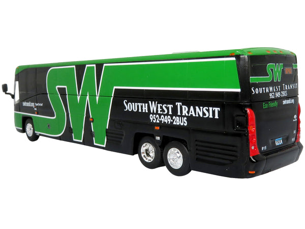 MCI D45 CRT LE Coach Bus South West Transit "690 Westbound" "The Bus & Motorcoach Collection" 1/87 Diecast Model by Iconic Replicas