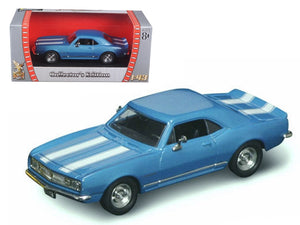 1967 Chevrolet Camaro Z-28 Blue 1/43 Diecast Model Car by Road Signature