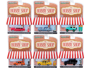 "The Hobby Shop" Set of 6 pieces Series 7 1/64 Diecast Model Cars by Greenlight