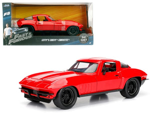 Letty's Chevrolet Corvette Fast & Furious F8 "The Fate of the Furious" Movie 1/24 Diecast Model Car by Jada