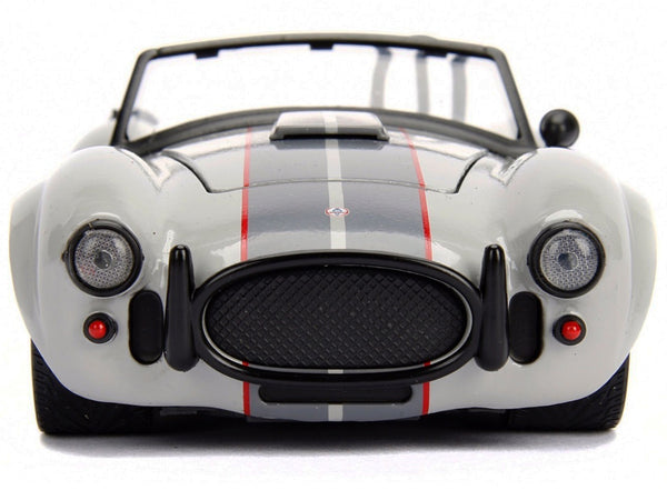 1965 Shelby Cobra 427 S/C Grey 1/24 Diecast Model Car by Jada