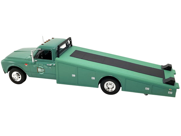 1967 Chevrolet C-30 Ramp Truck Green "Holley Speed Shop" Limited Edition to 200 pieces Worldwide 1/18 Diecast Model Car by ACME