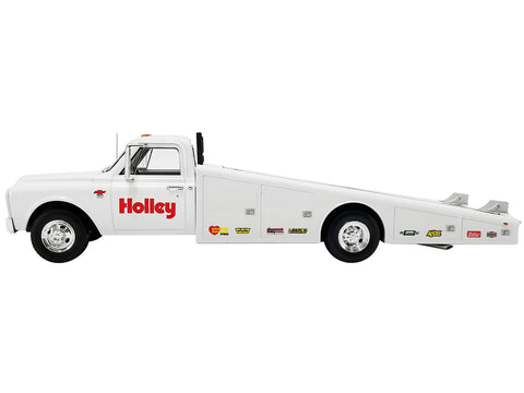 1967 Chevrolet C-30 Ramp Truck White "Holley Speed Shop" Limited Edition to 200 pieces Worldwide 1/18 Diecast Model Car by ACME