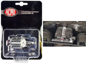 LS-10 Engine & Transmission Replica from "1969 Chevrolet C-10 LS-10 Custom Pickup Truck" 1/18 by ACME