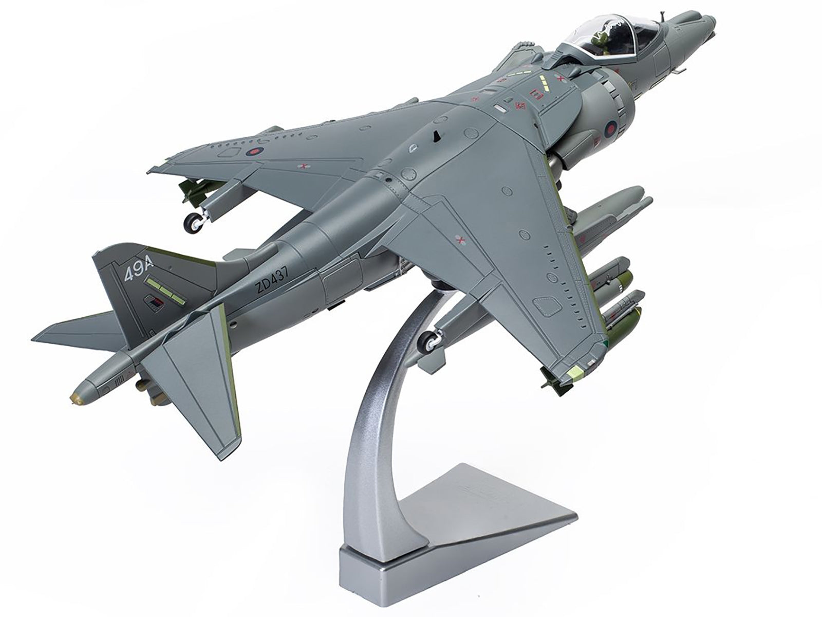 British Aerospace Harrier GR7A Aircraft "Michelle RAF No.1 Squadron Operation Herrick RAF Kandahar Afghanistan" (2007) Royal Air Force "The Aviation Archive" Series 1/48 Diecast Model by Corgi