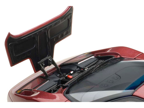 Bugatti EB110 GT Dark Red 1/18 Diecast Car Model by Autoart