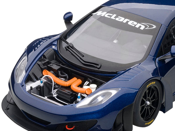 Mclaren 12C GT3 Azure Blue 1/18 Diecast Model Car by Autoart